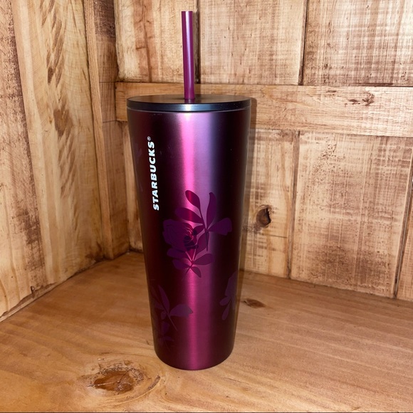 NWT Starbucks Fall 2020 Metal Berry Plum Rose - Picture 3 of 13